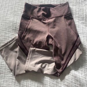 Lululemon cropped leggings. Inseam 16”. Size 6